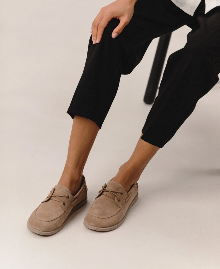 RUFI туфлі анатомічної форми світло-бежеві замшеві