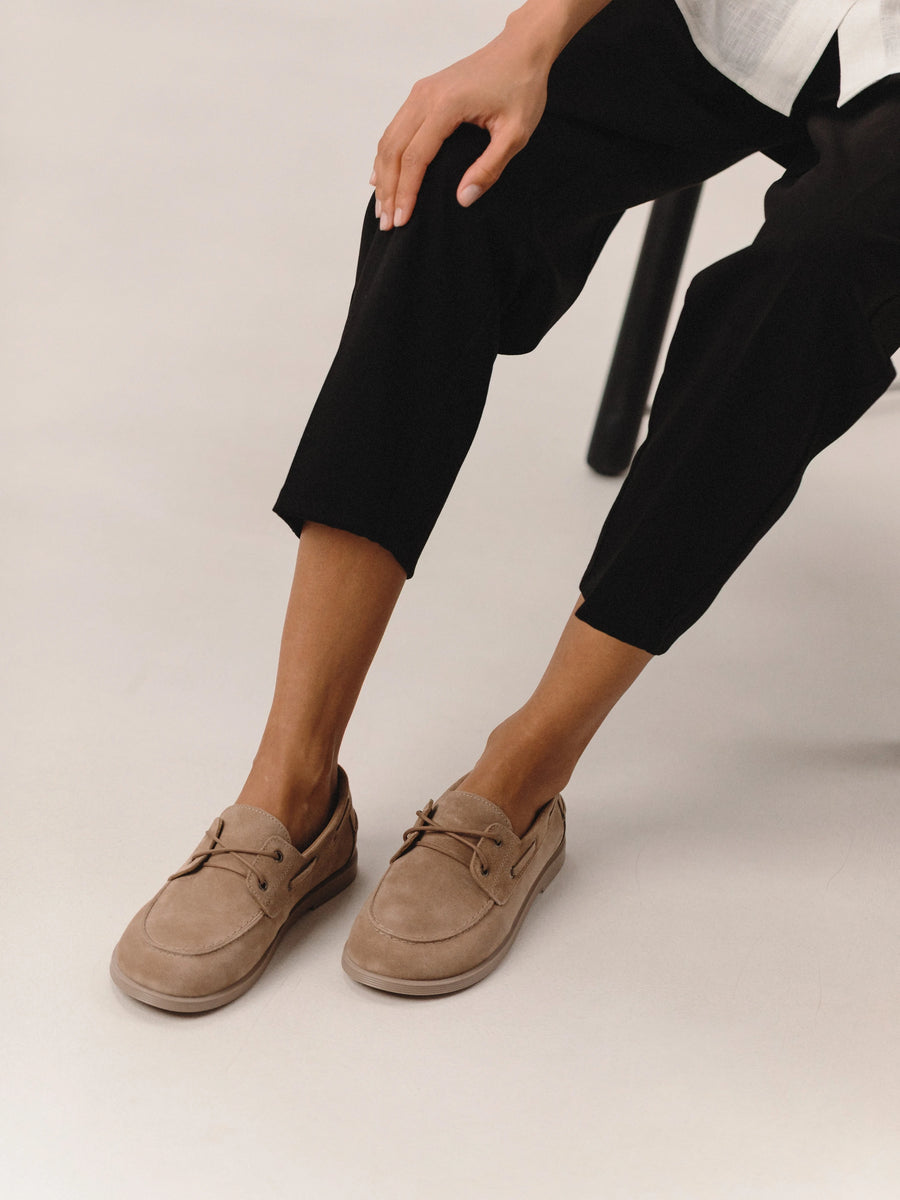 RUFI туфлі анатомічної форми світло-бежеві замшеві