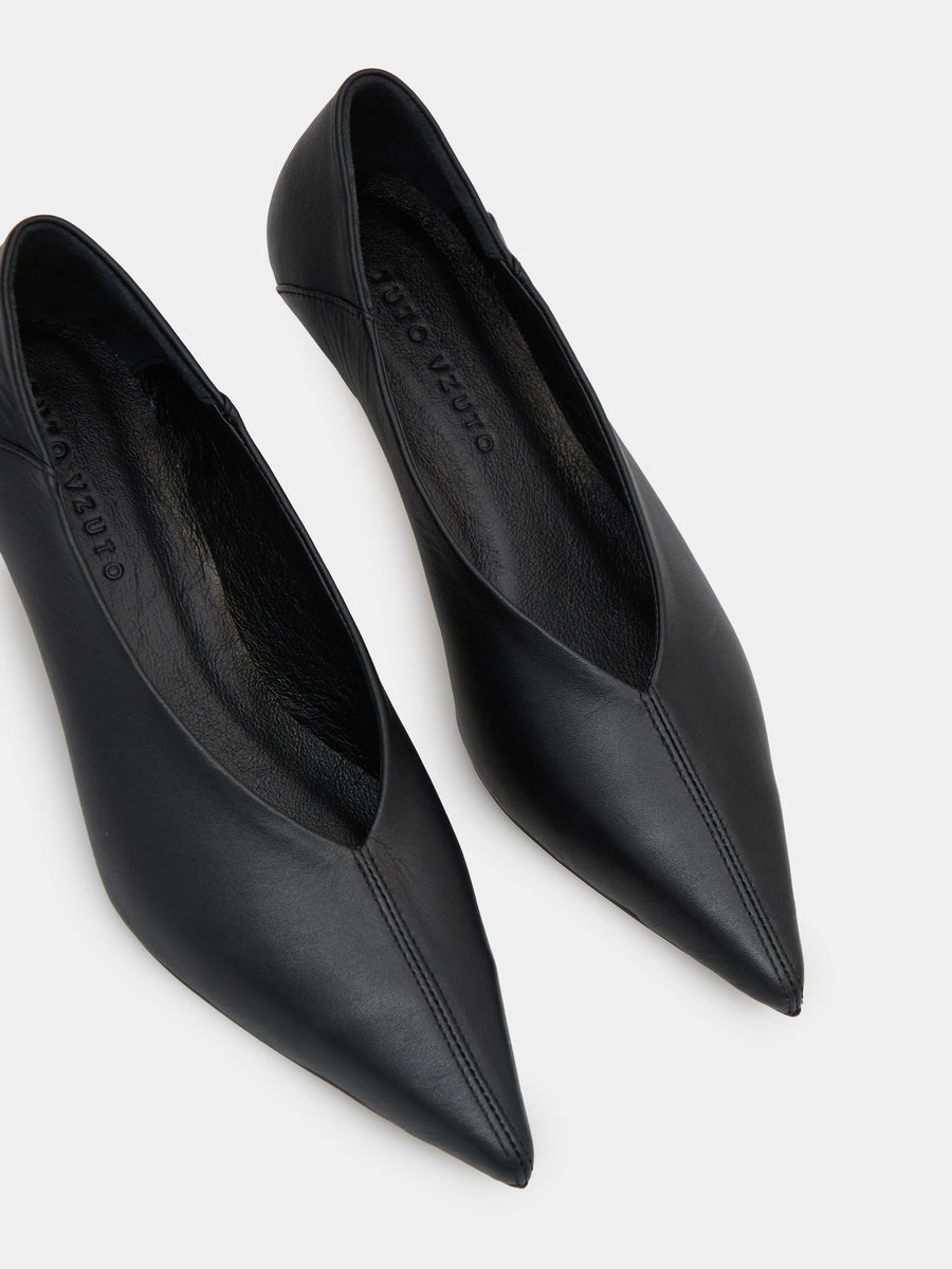 CHRIS човники чорні шкіряні