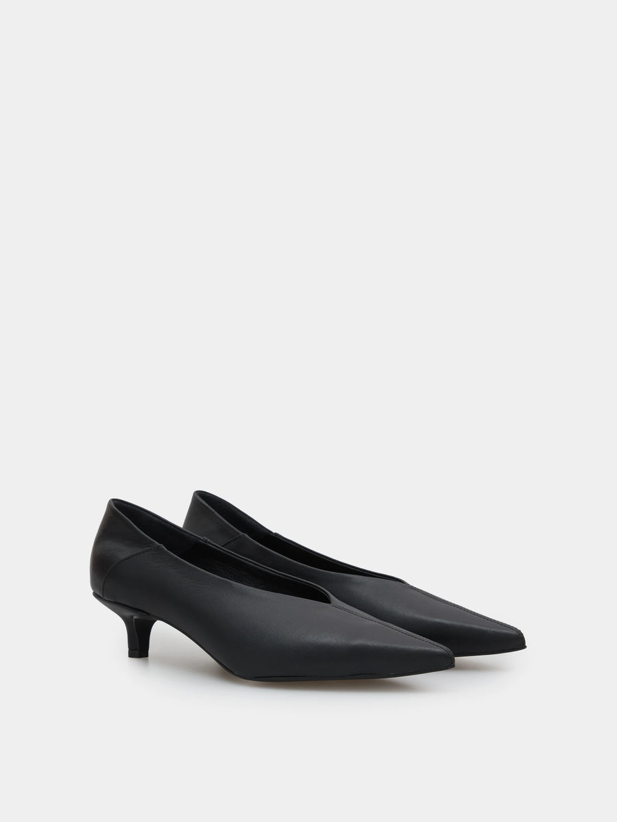 CHRIS човники чорні шкіряні