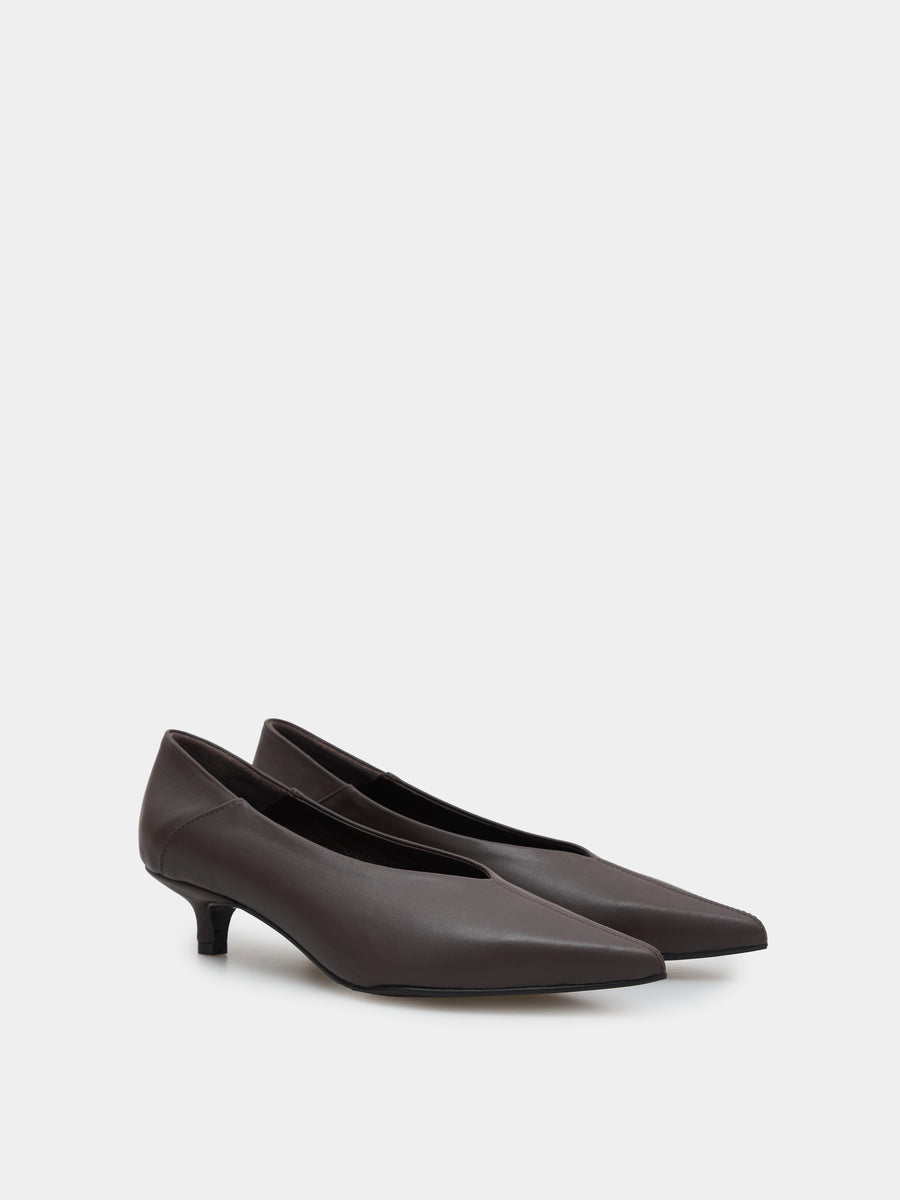 CHRIS човники коричневі шкіряні