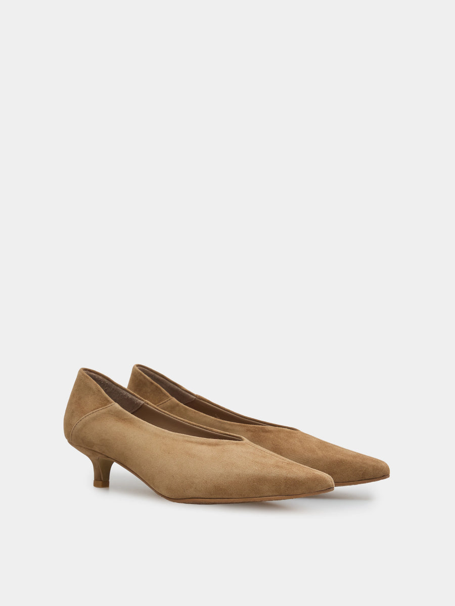 CHRIS човники бежева замша