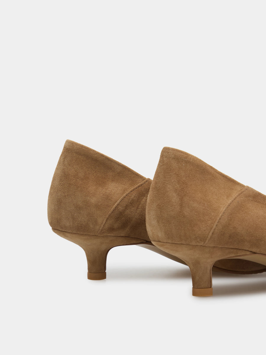 CHRIS човники бежева замша