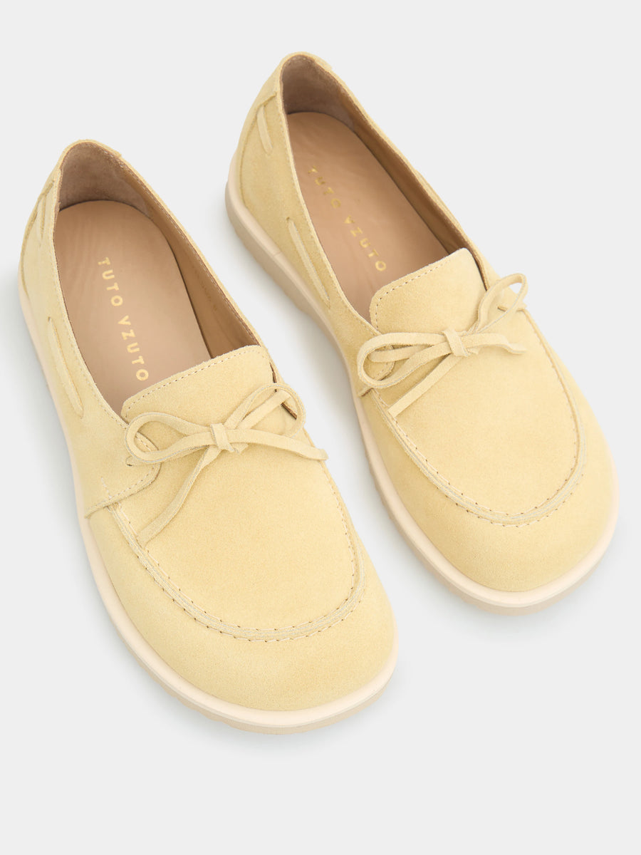 LOLI туфлі анатомічної форми жовті замшеві