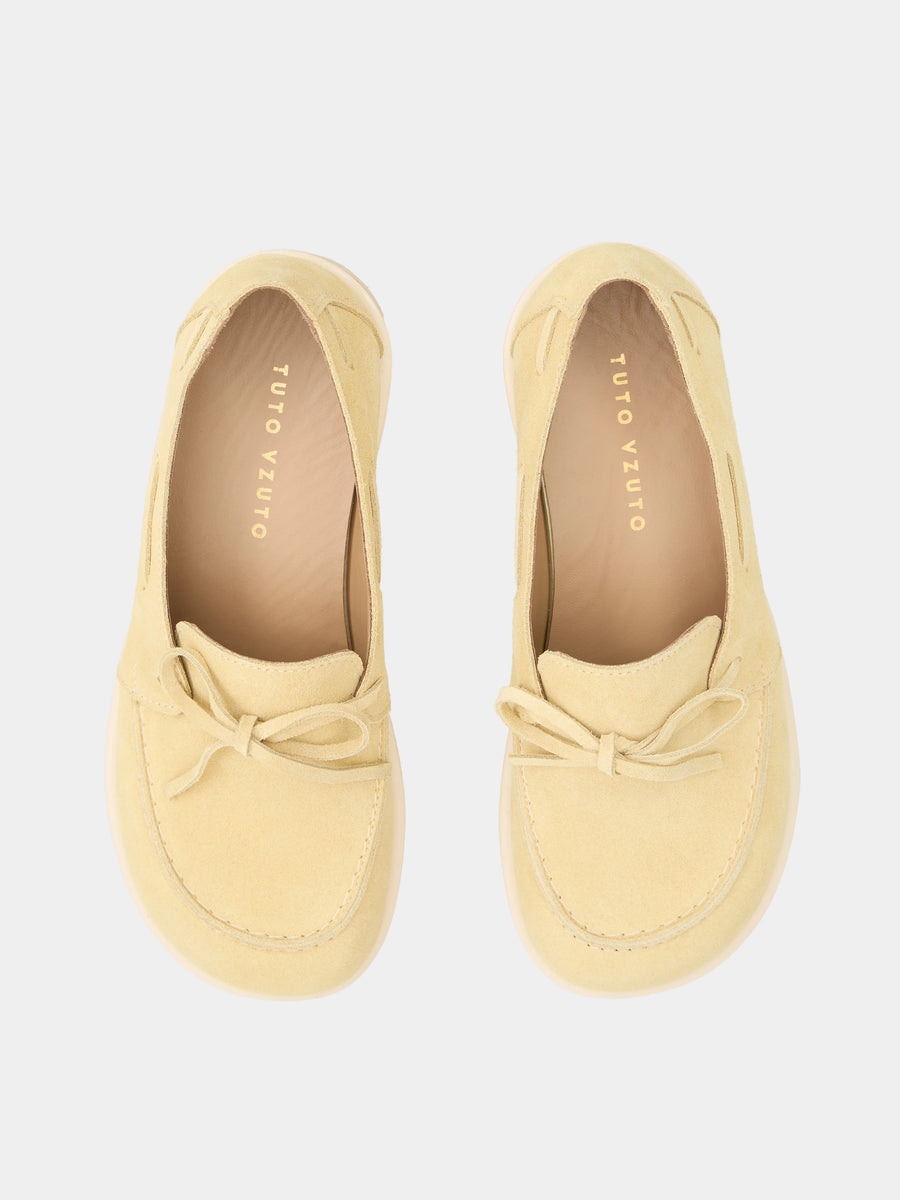 LOLI туфлі анатомічної форми жовті замшеві