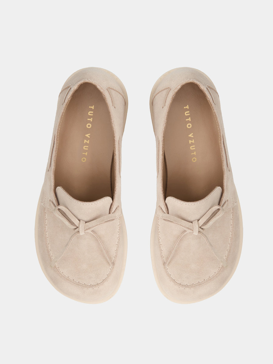 LOLI туфлі анатомічної форми бежеві замшеві