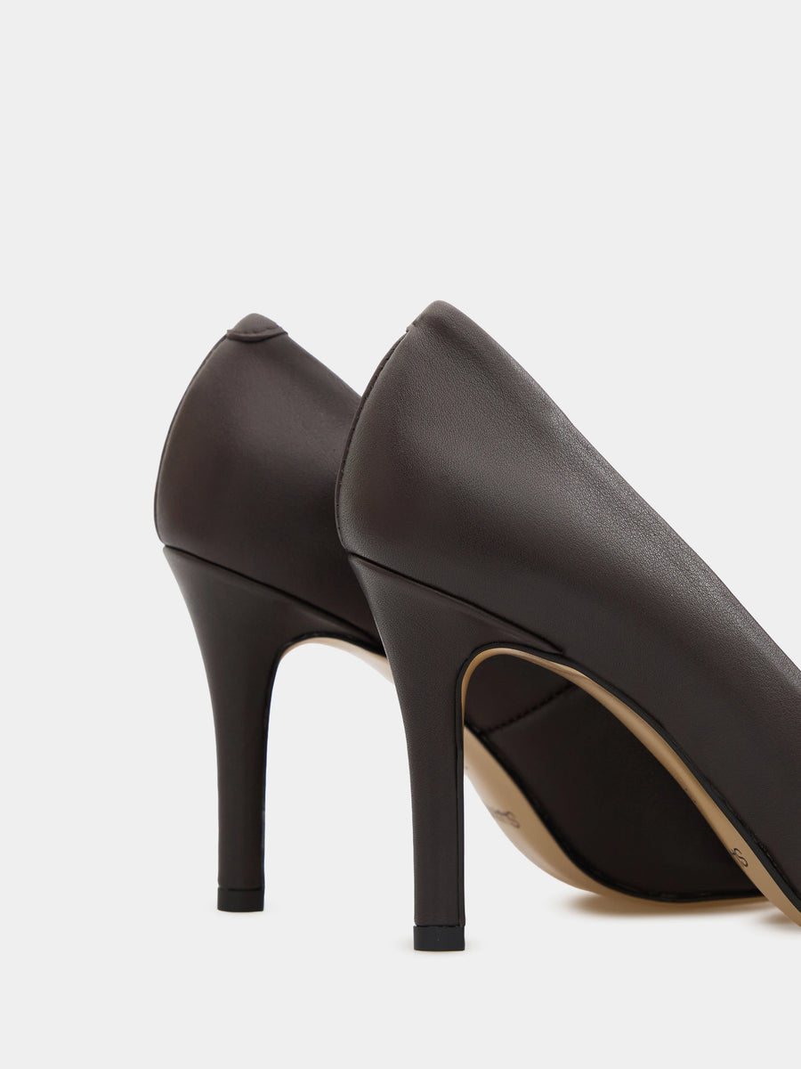 EVIE човники коричневі шкіряні