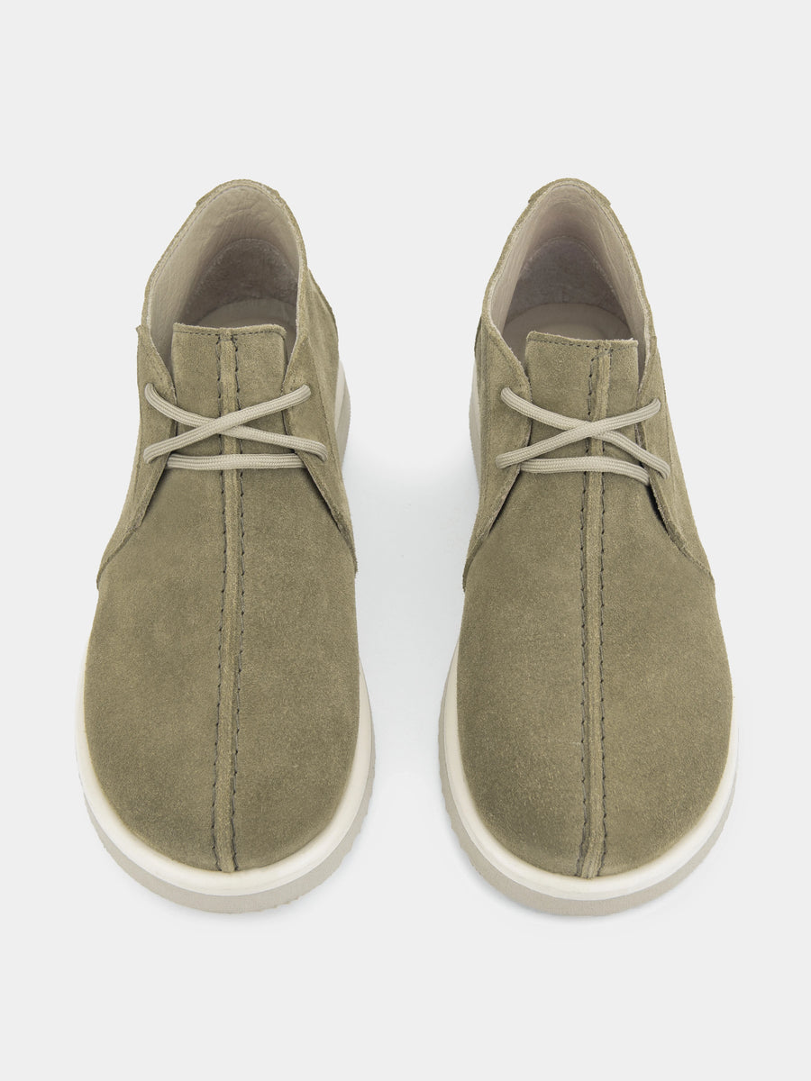 DAISY черевики анатомічної форми зелені замшеві