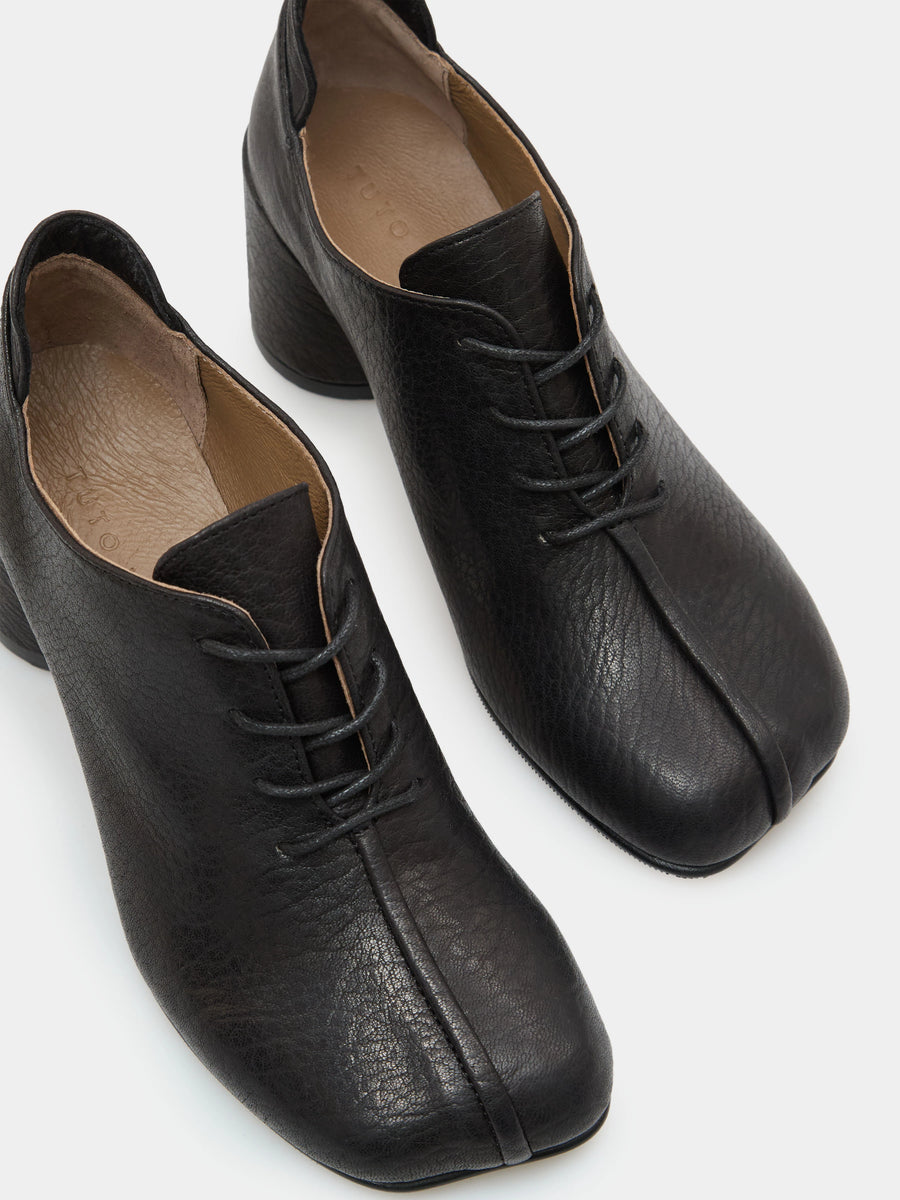 LEAH ботильйони чорні шкіряні