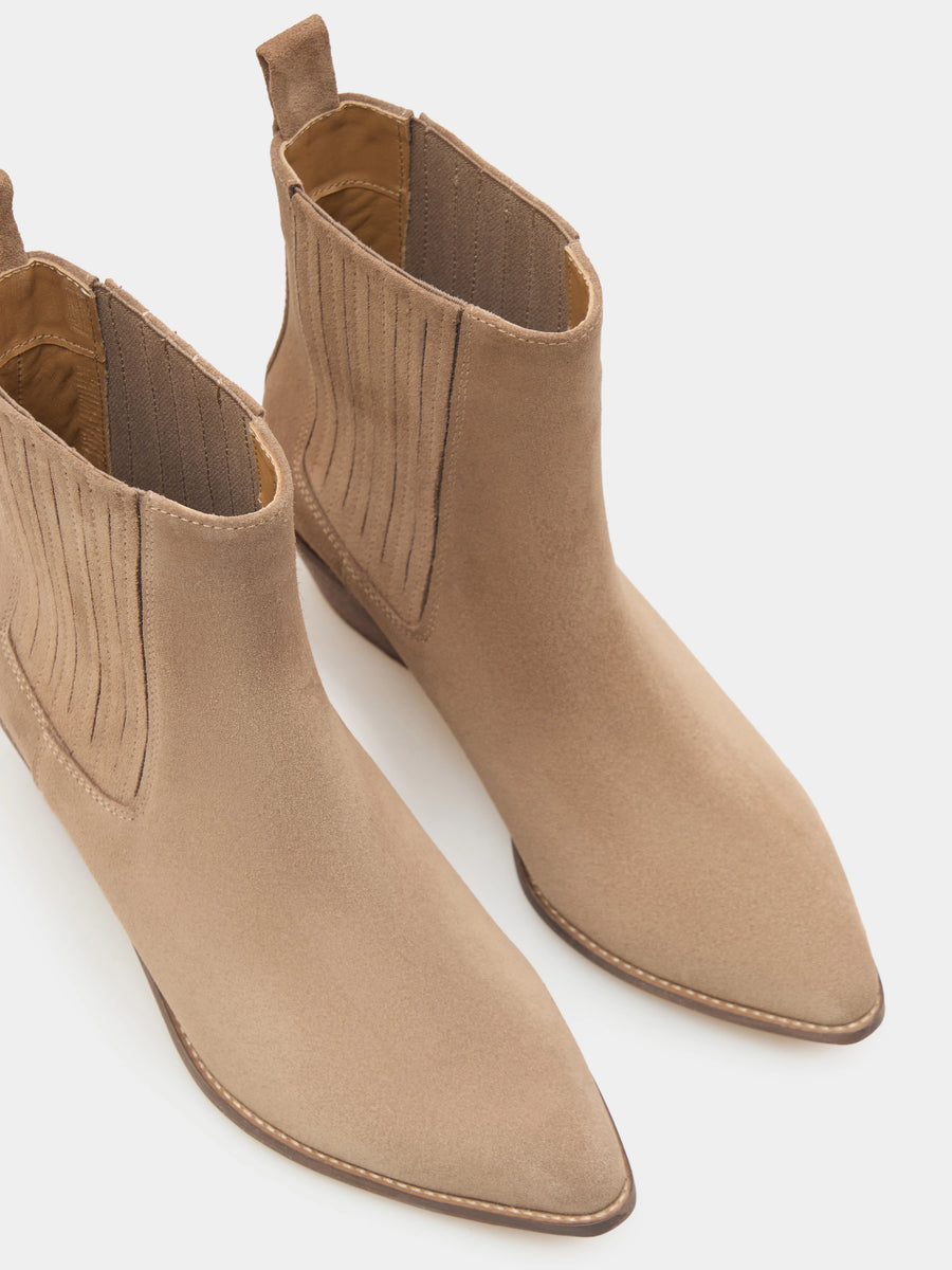 ALMA ковбойки пісочні замшеві