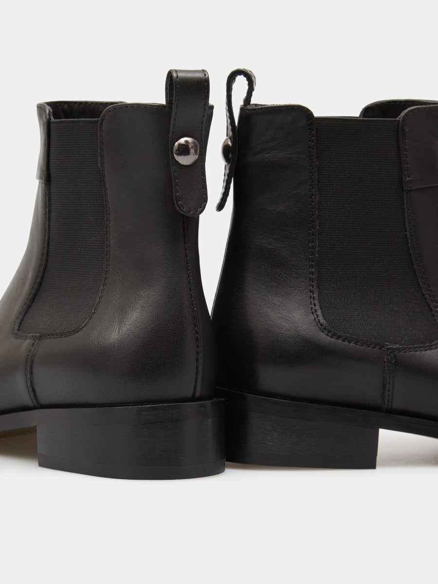 BRISA черевики челсі чорні шкіряні на байці