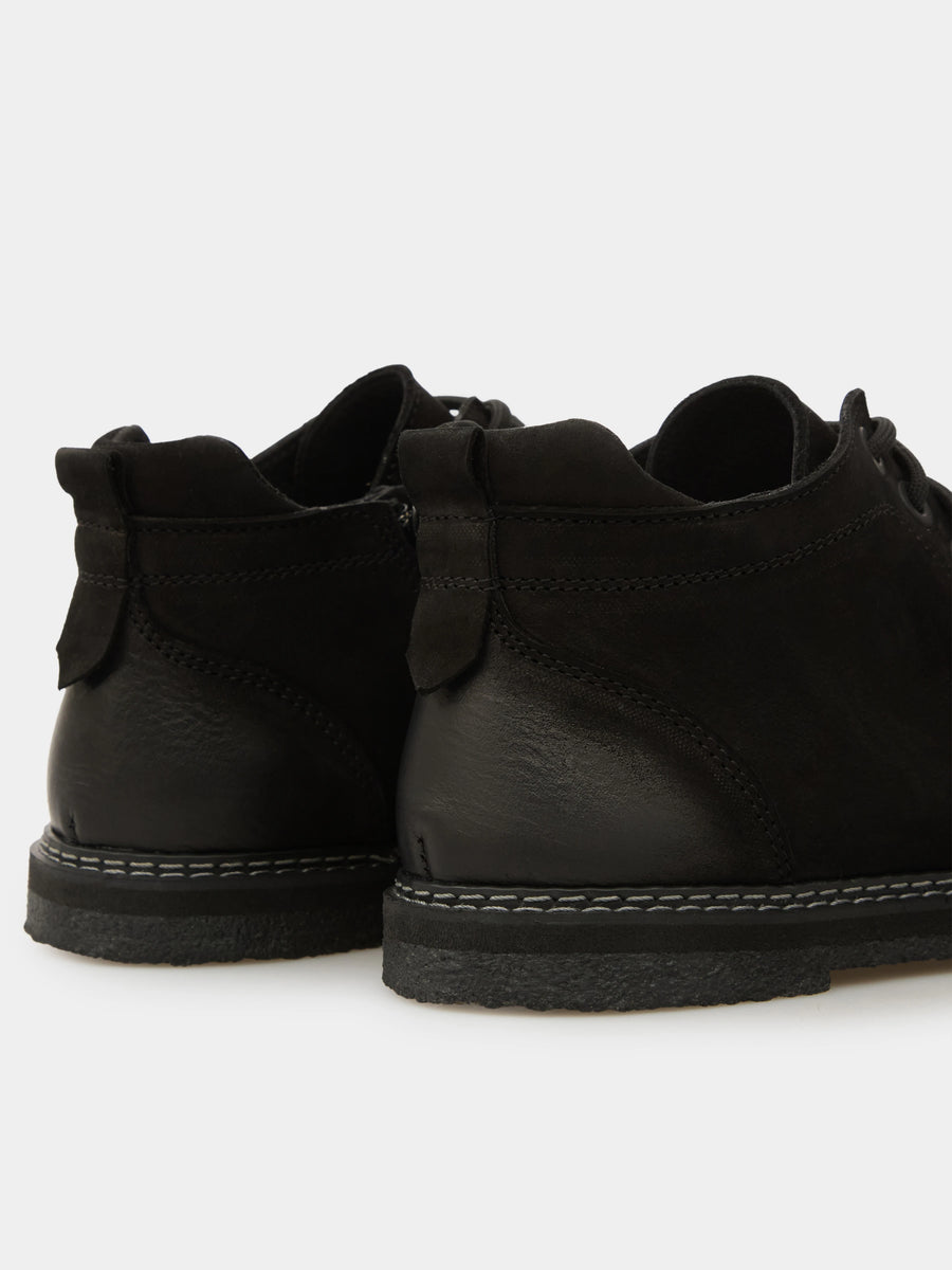 REY напівчеревики анатомічної форми чорні нубукові на байці