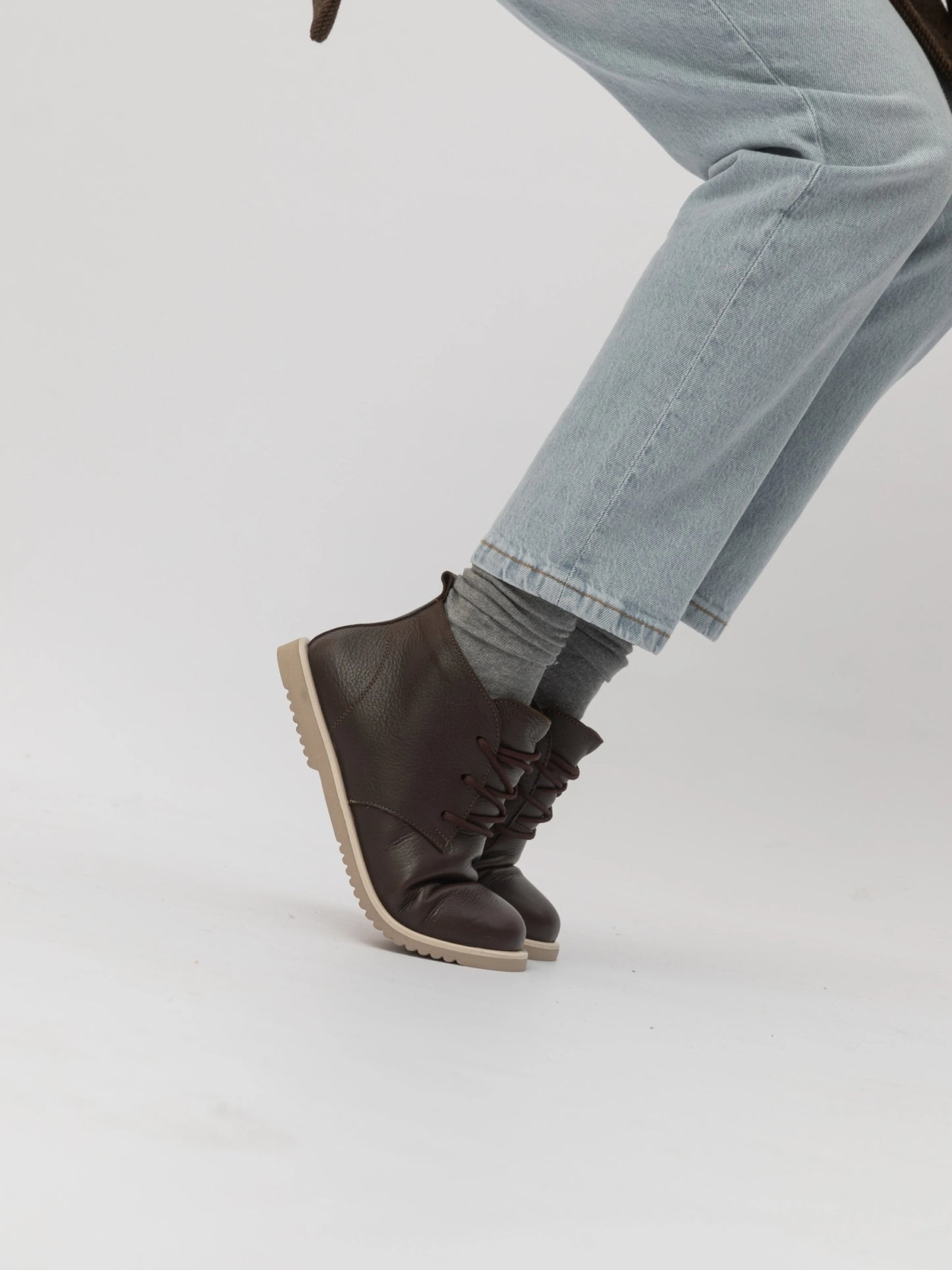 LEX черевики шоколадні шкіряні анатомічної форми