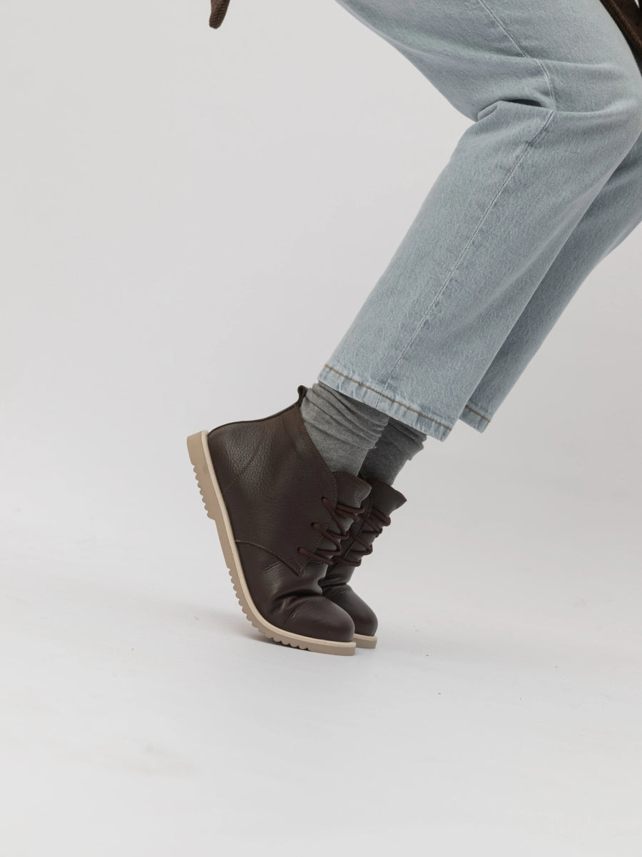 LEX черевики шоколадні шкіряні анатомічної форми