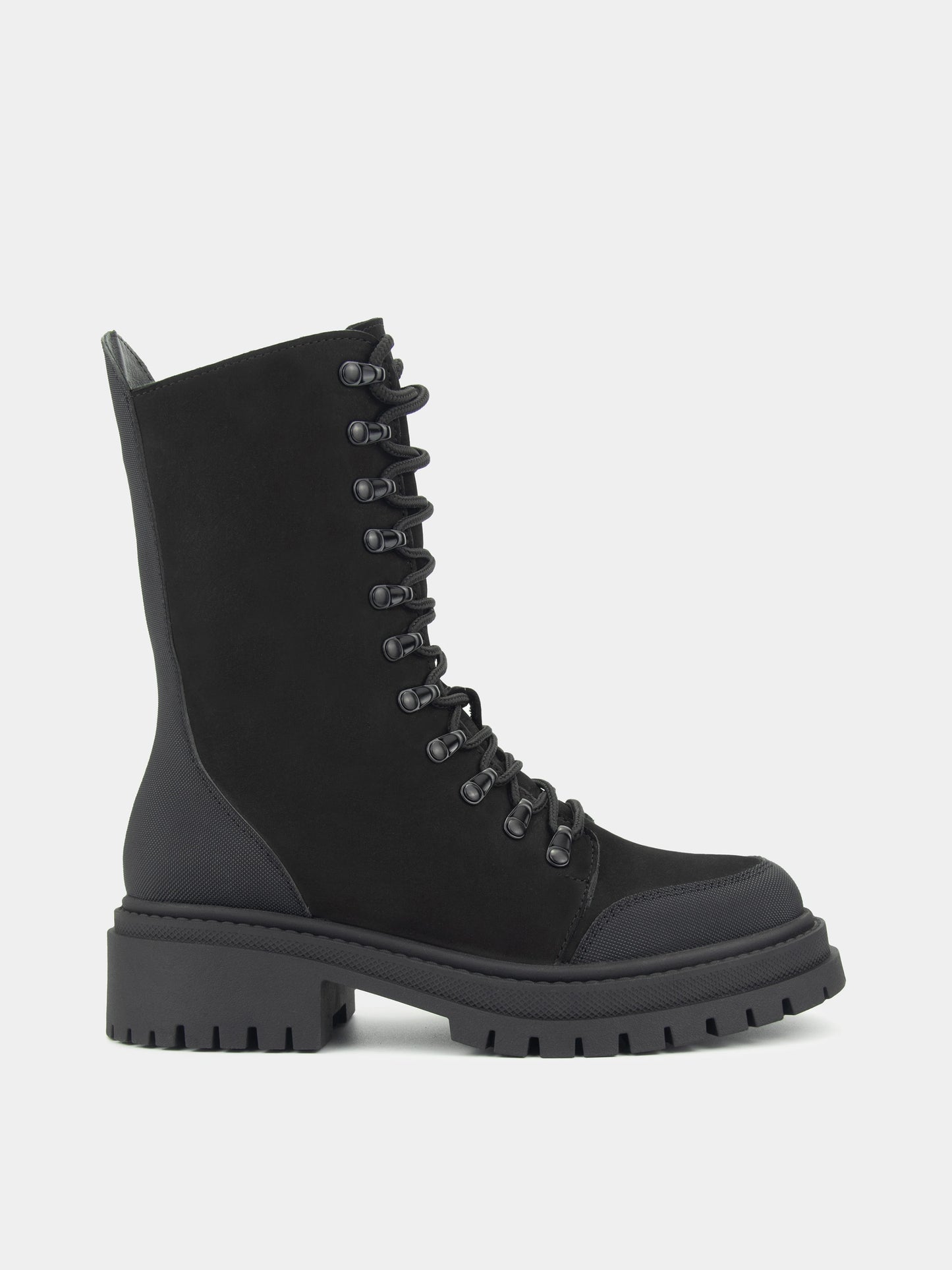 VICTORY черевики чорні нубукові на вовні