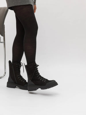 VICTORY черевики чорні нубукові на вовні