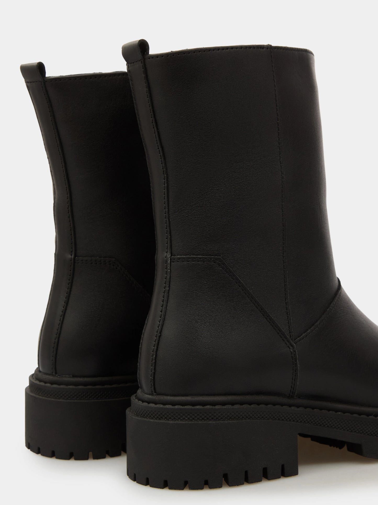 ALICIA черевики чорні шкіряні на вовні