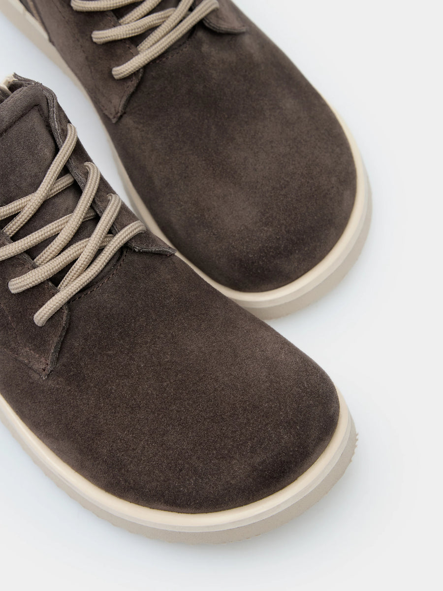 AMORE напівчеревики анатомічної форми сіро-коричневі замшеві