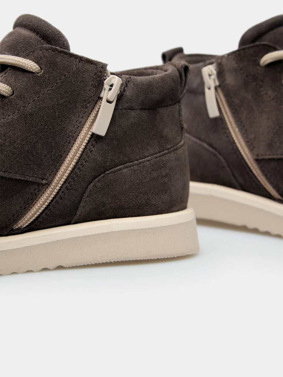 AMORE напівчеревики анатомічної форми сіро-коричневі замшеві