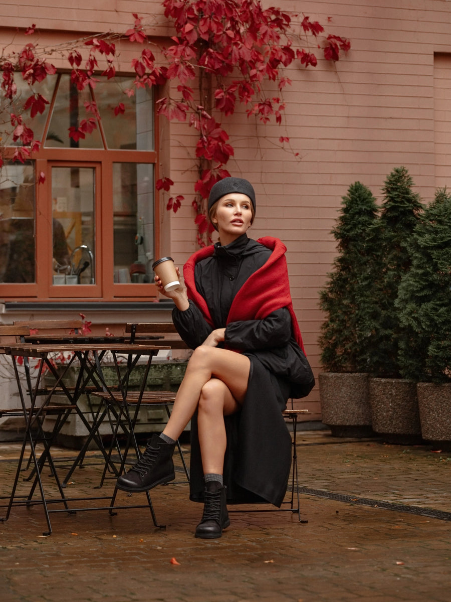 VIRA черевики анатомічної форми чорні нубукові на вовні