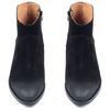 Ботинки черные из натуральной замши на каблуке 3 см на кожаной подкладке 4144-1-Z, 36, 23.5 см