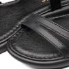 Сандалии черные кожаные на спортивной подошве Ksenya 1103-1