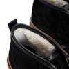Черевики чорні замшеві на хутрі Kim 6468-1, 37, 24 см