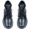 Ботинки черные из натуральной кожи на меху 6400-1, 36, 23 см