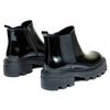 Ботинки черные с наплак на байке 5257-1-L, 38, 25 см