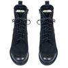 Ботинки черные из натурального нубука на меху 6395-1-N, 37, 24.5 см