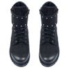 Ботинки черные из натурального нубука на меху 6346-1-N, 36, 23.5 см