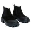 Ботинки черные нубуковые на байке 5267-1-N, 36, 23.5 см