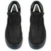 Ботинки черные нубуковые на байке 6413-1-N, Черный, 37, 23.5 см