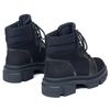 Ботинки черные из натурального нубука на байке 5225-1-N, 36, 23 см