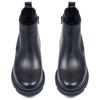 Ботинки черные из натуральной замши на байке Chelsea 5224-1-Z, 40, 25.5 см