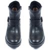 Ботинки черные из натуральной кожи на байке 5216-1, 36, 23.5 см