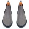 Ботинки серые из натурального нубука на кожаной подкладке Chelsea 4133-4-N, 36, 23.5 см