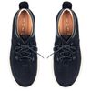 Туфли черные из натурального нубука с мягкой стелькой 3672-1-N