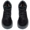 Ботинки черные замшевые на байке 5253-1-Z, 36, 23 см