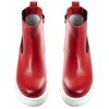 Ботинки красные из натуральной кожи на кожаной подкладке Chelsea 4125-7, 36, 23 см