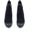 Ботинки черные из натуральной замши на каблуке 6 см на меху 6294-1-Z, 41, 27 см