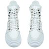 Ботинки белые кожаные на байке 5203-8, Белый, 39, 25 см