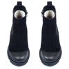 Ботинки черные из натуральной кожи на меху 6353-1, 36, 23 см