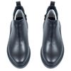 Ботинки черные из натуральной кожи на меху 6389-1, 40, 26.5 см
