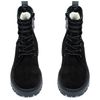 Ботинки черные замшевые на меху 6436-1-Z, Черный, 41, 26 см