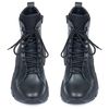 Ботинки черные из натуральной кожи на байке 5175-1, 40, 26 см