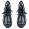 Ботинки черные из натуральной кожи на меху 6379-1, 36, 23 см