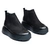 Ботинки черные нубуковые на байке 5279-1-N, 36, 23 см