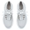 Кроссовки белые замшевые с мягкой стелькой 2104-8-Z