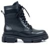 Ботинки черные кожаные на байке 5192-1, 36, 23 см